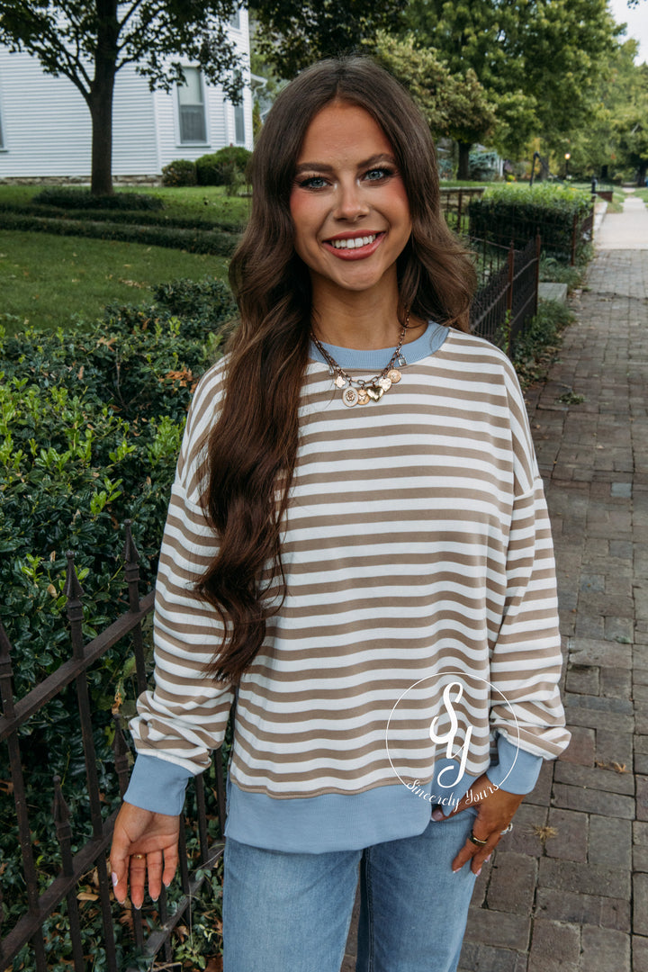 Remarkable Top - Khaki Multi