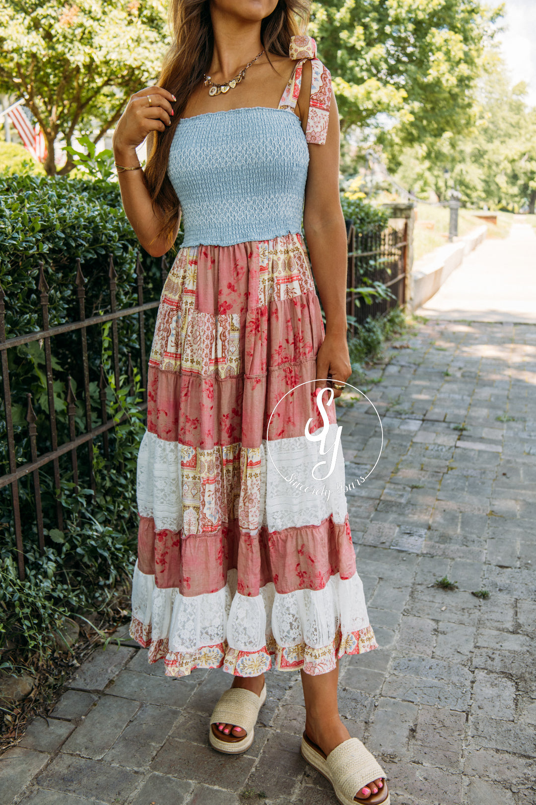Wildflower Wishes Dress - Coral