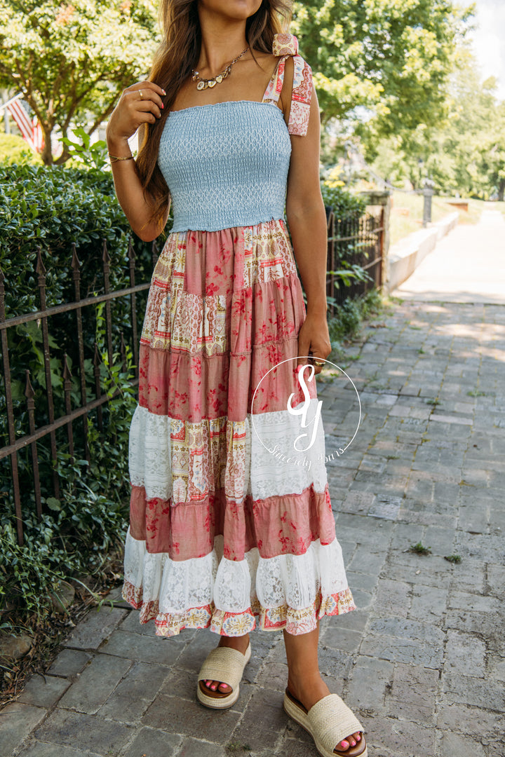 Wildflower Wishes Dress - Coral