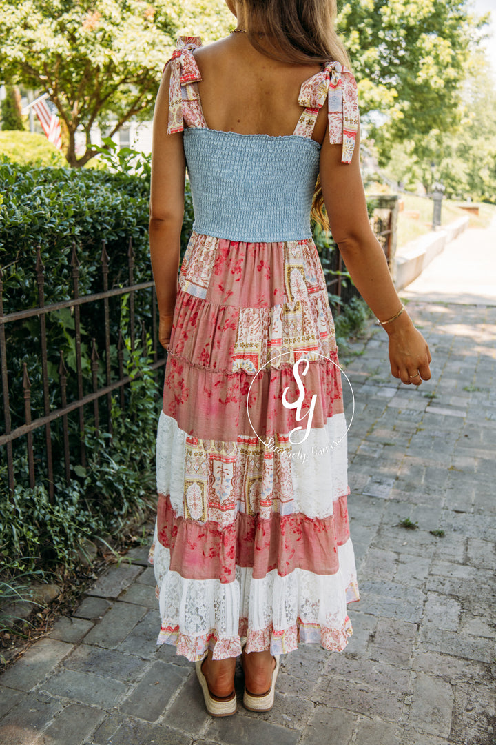 Wildflower Wishes Dress - Coral