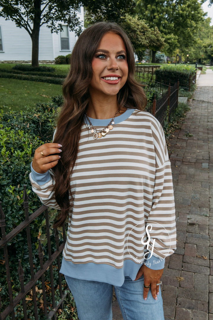 Remarkable Top - Khaki Multi