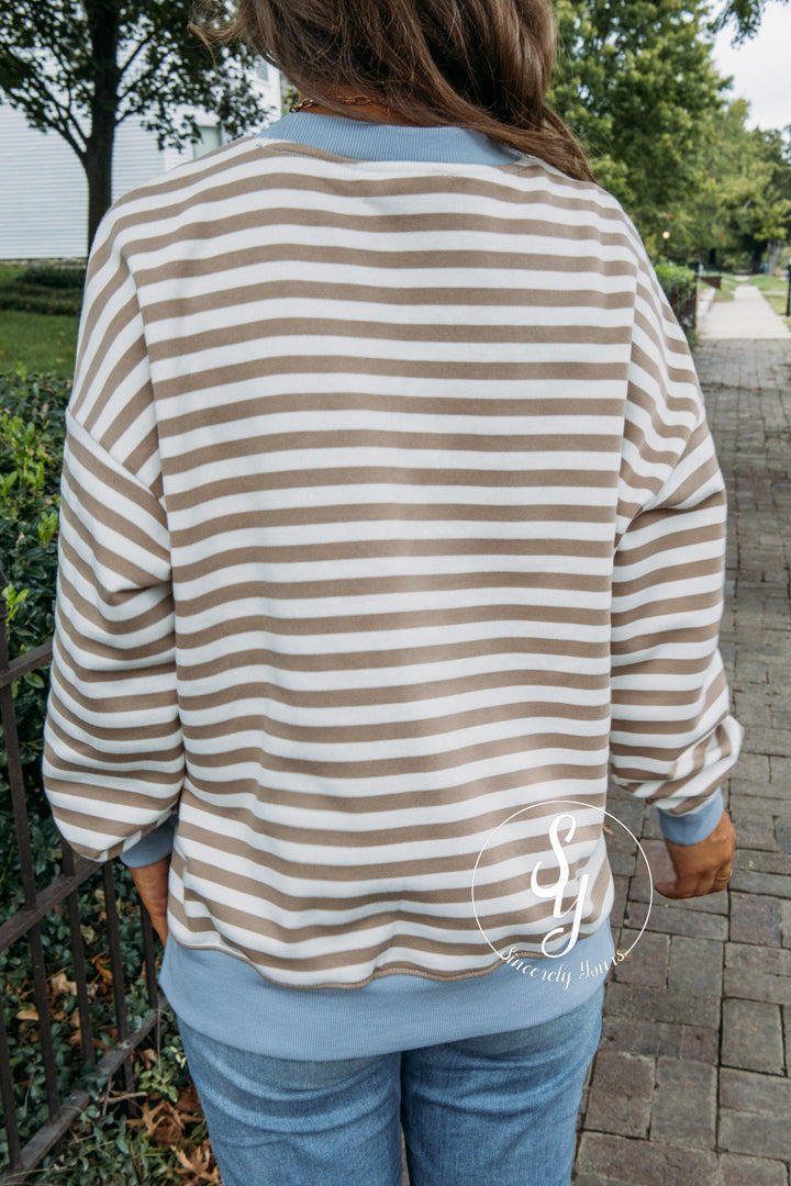 Remarkable Top - Khaki Multi