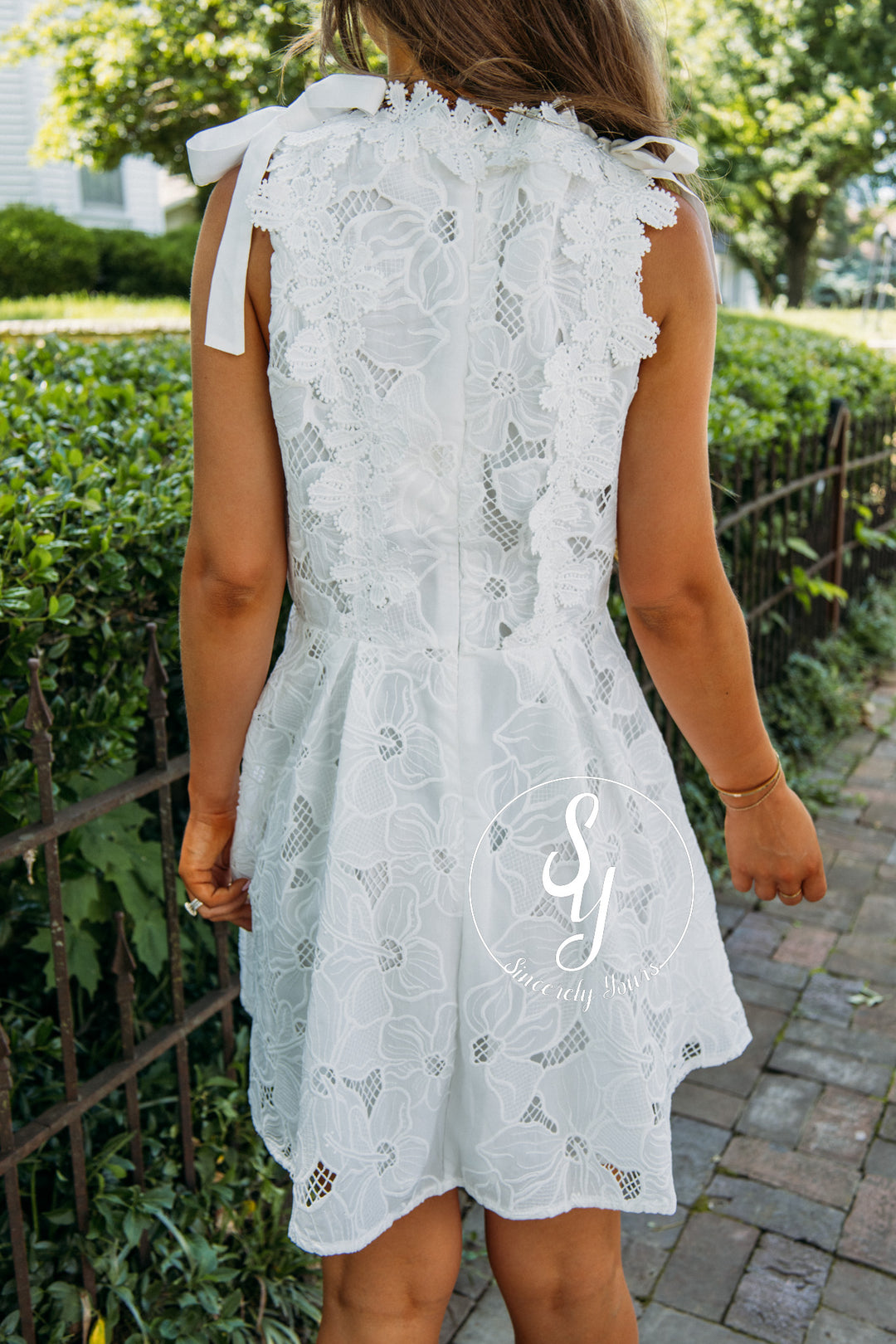 Lace And Grace Dress - White