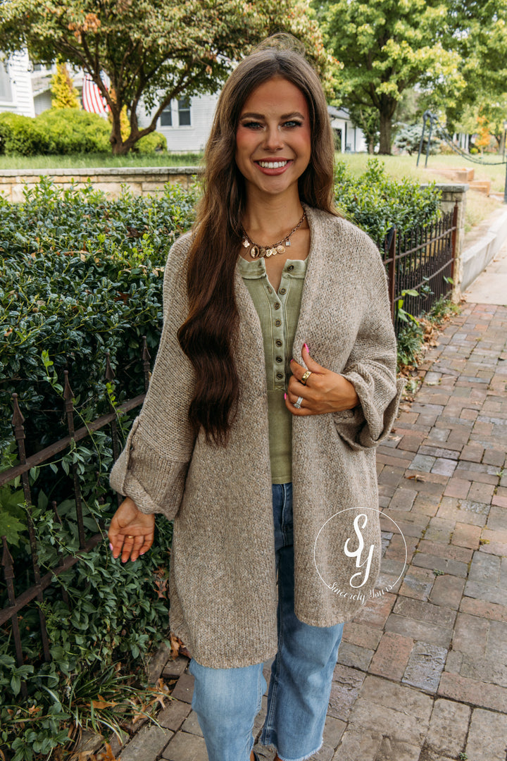 Drew Cardigan - Mocha