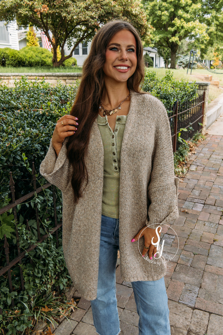 Drew Cardigan - Mocha