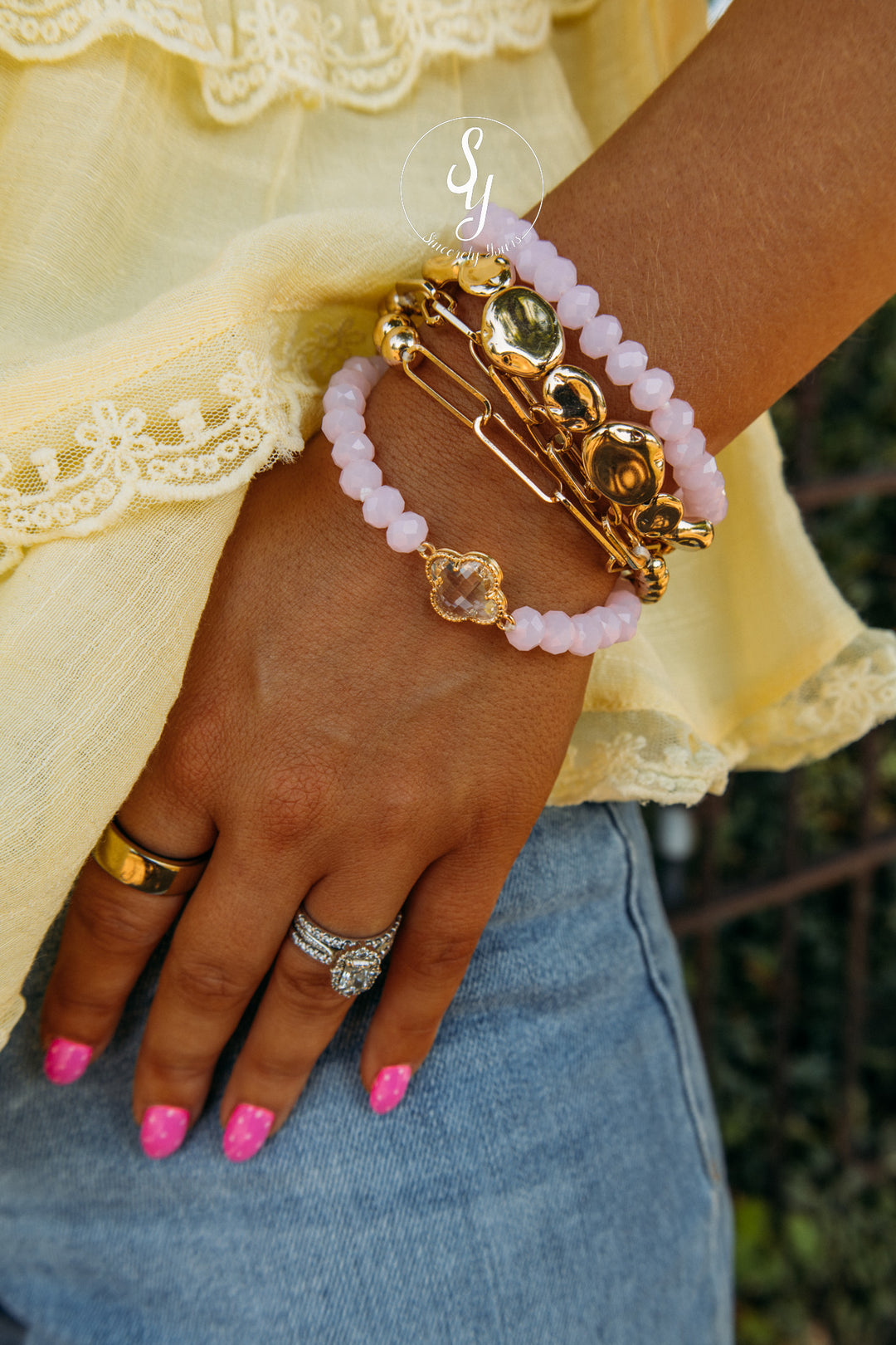 Sweet Color Bracelet Stack