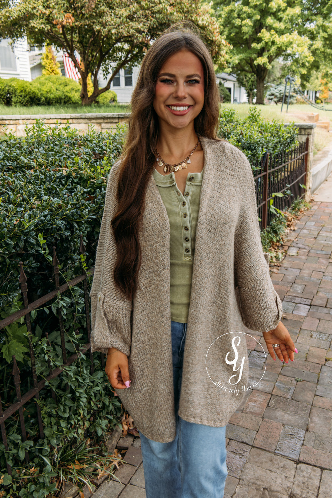 Drew Cardigan - Mocha