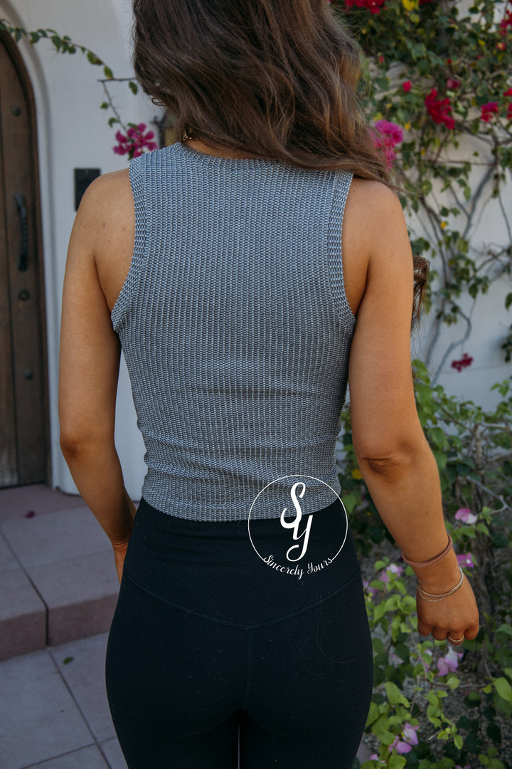 Love Well Tank - Cool Grey