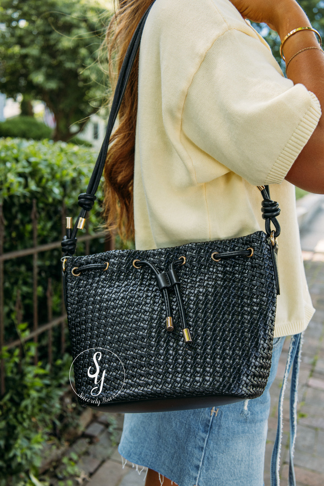 Join Together Bucket Bag - Black
