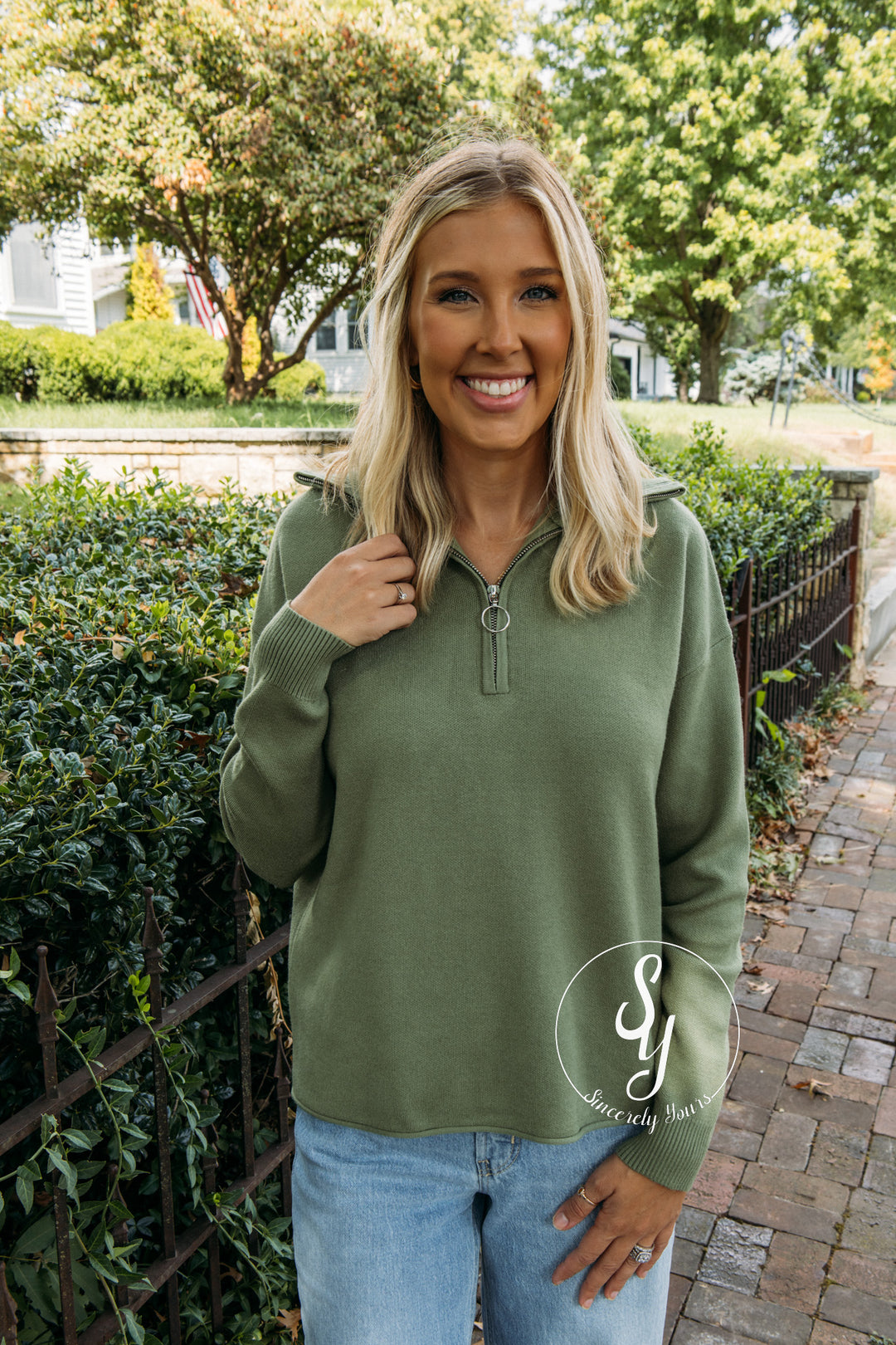Soft Spot Pullover - Olive
