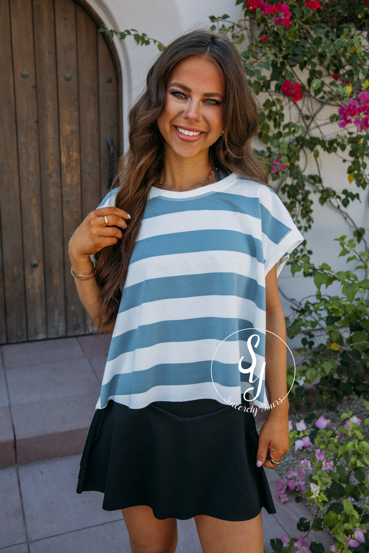Alex Top - Light Blue