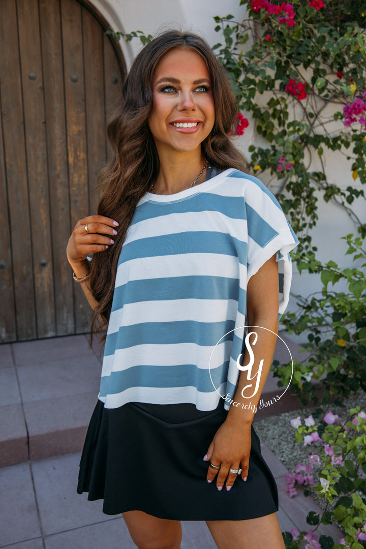 Alex Top - Light Blue