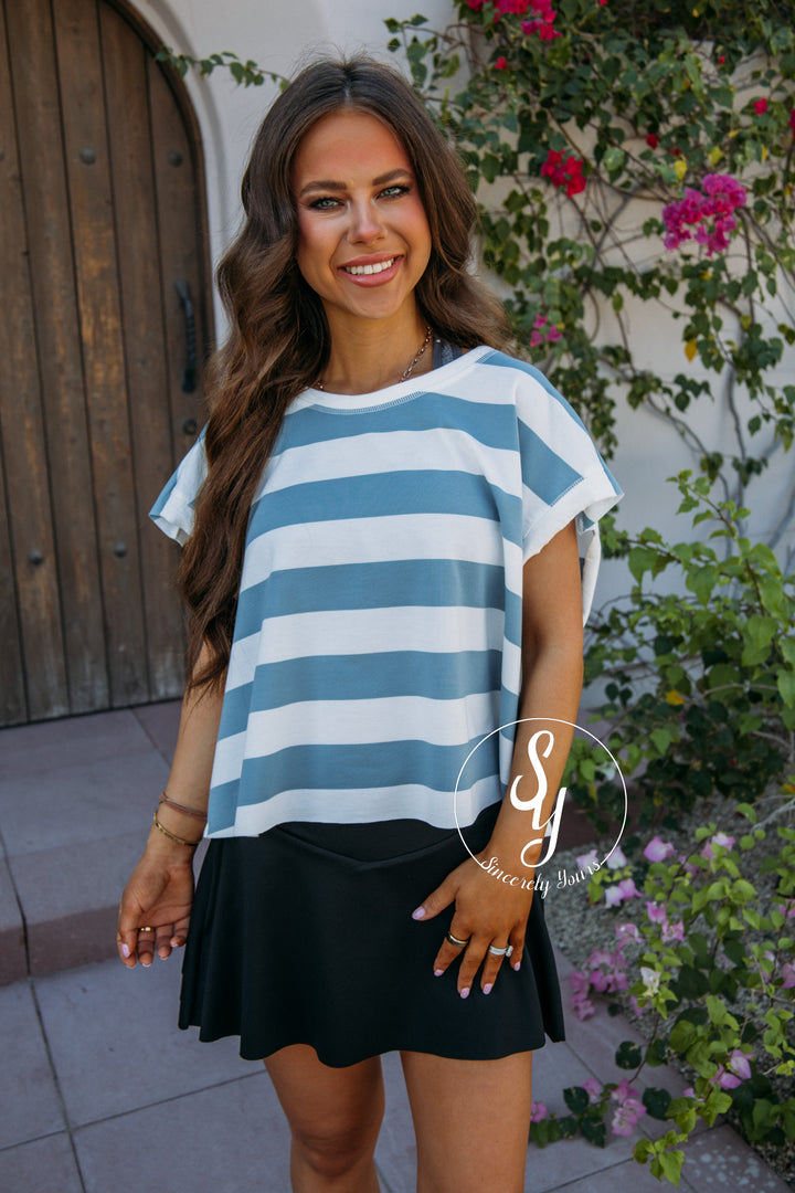 Alex Top - Light Blue