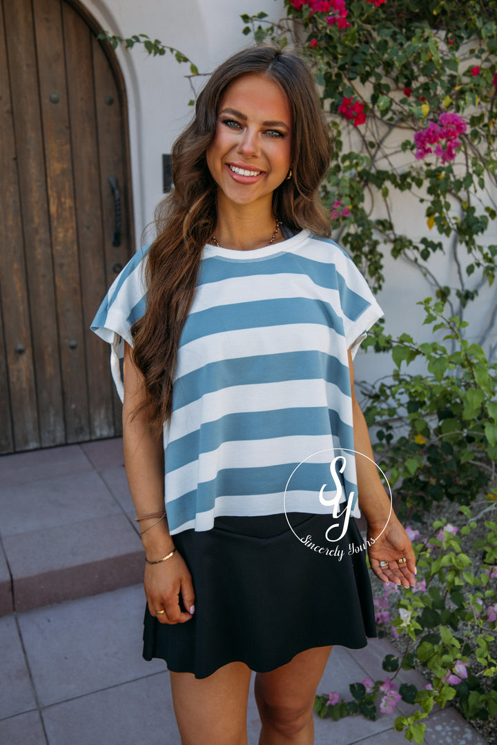 Alex Top - Light Blue