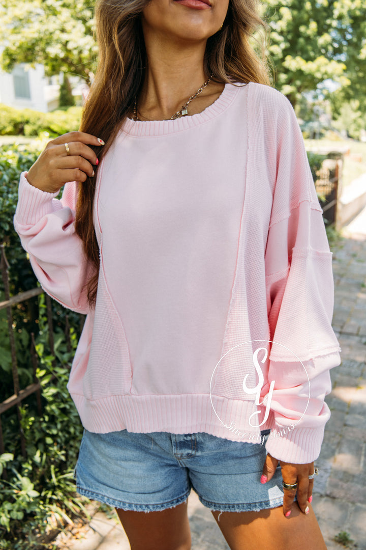 Easy Choice Top - Lt Pink