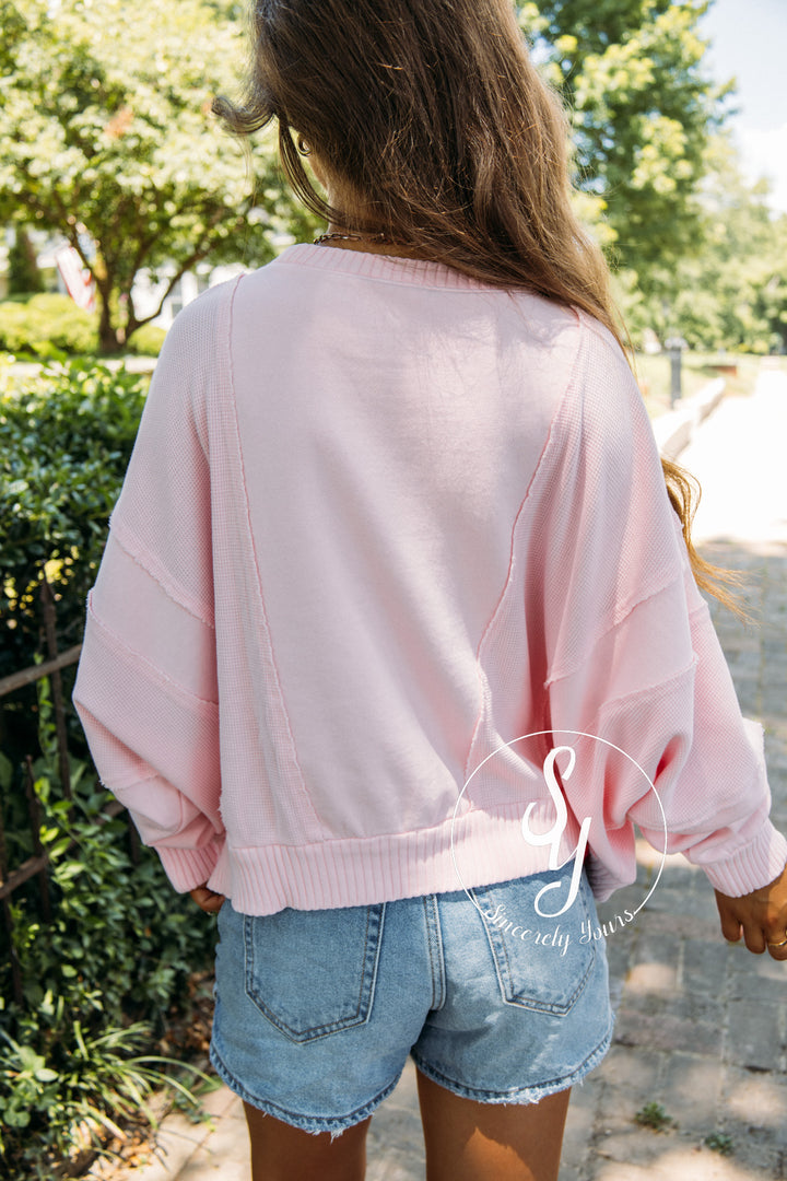 Easy Choice Top - Lt Pink