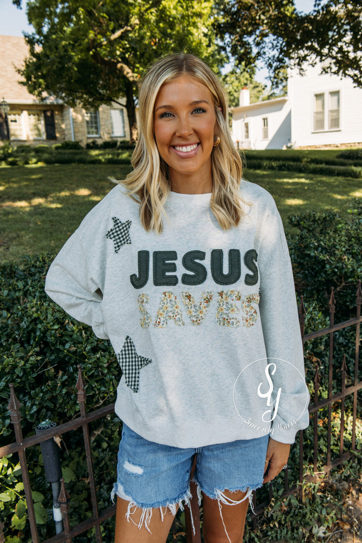 Jesus Saves Top - H. Grey