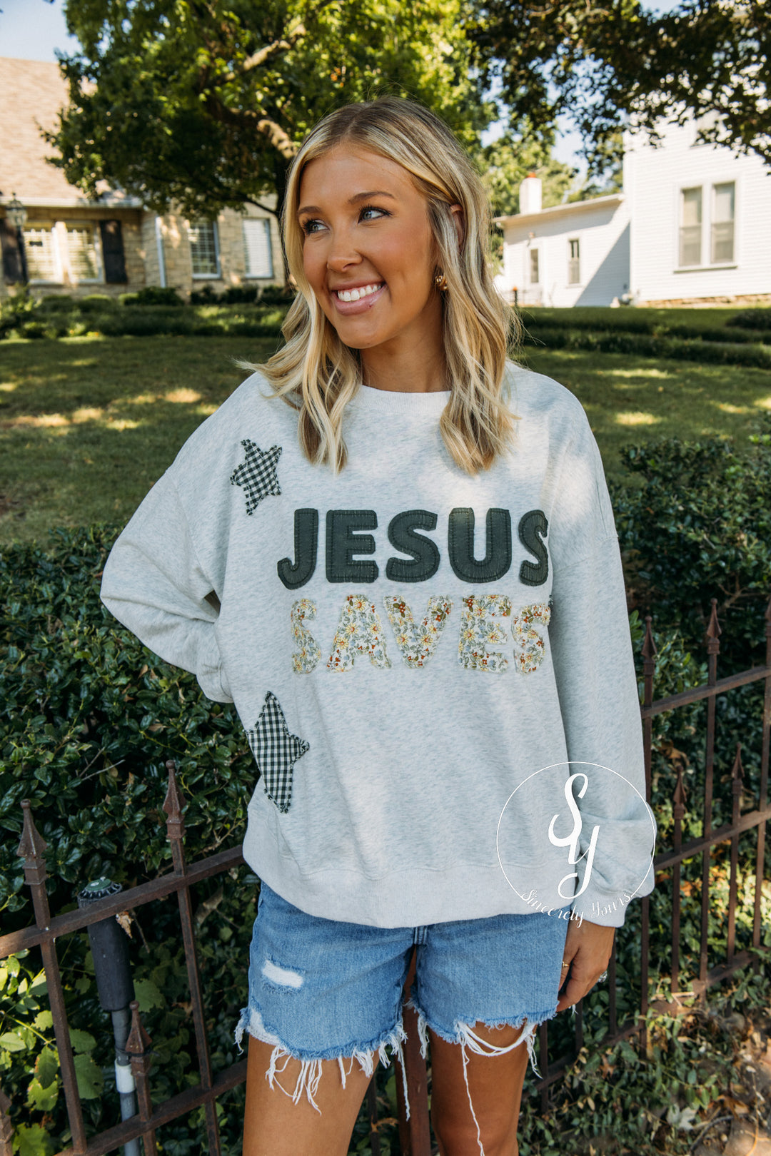 Jesus Saves Top - H. Grey