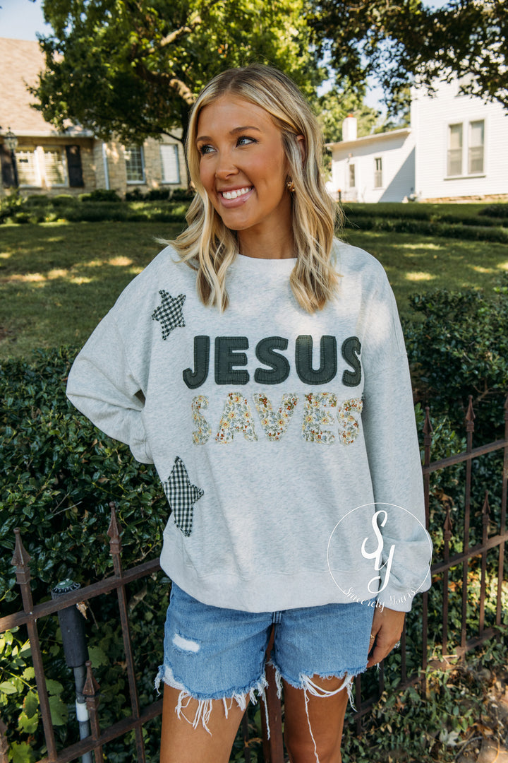 Jesus Saves Top - H. Grey