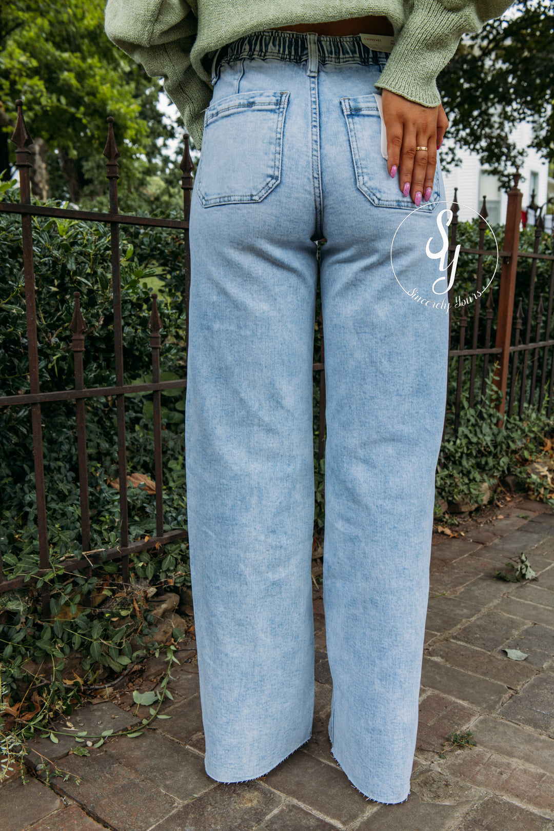 Amara High Rise Denim - Clearly