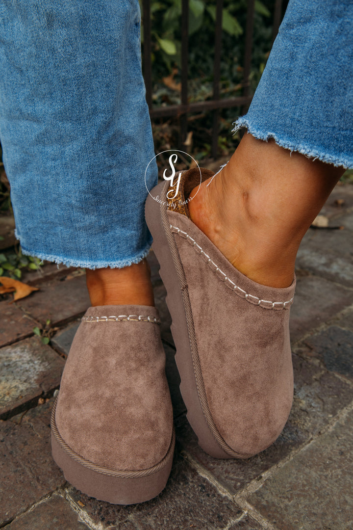 Toffee Mule - Taupe