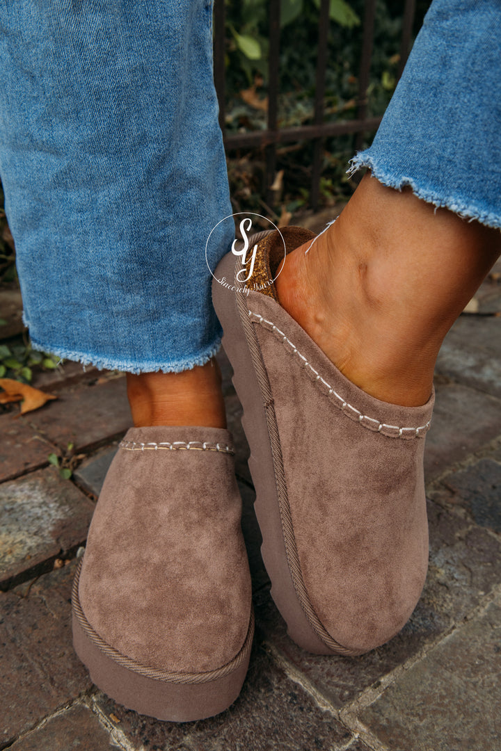 Toffee Mule - Taupe