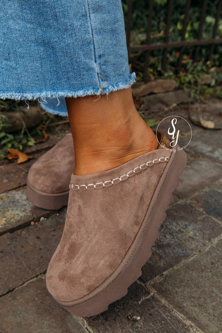 Toffee Mule - Taupe