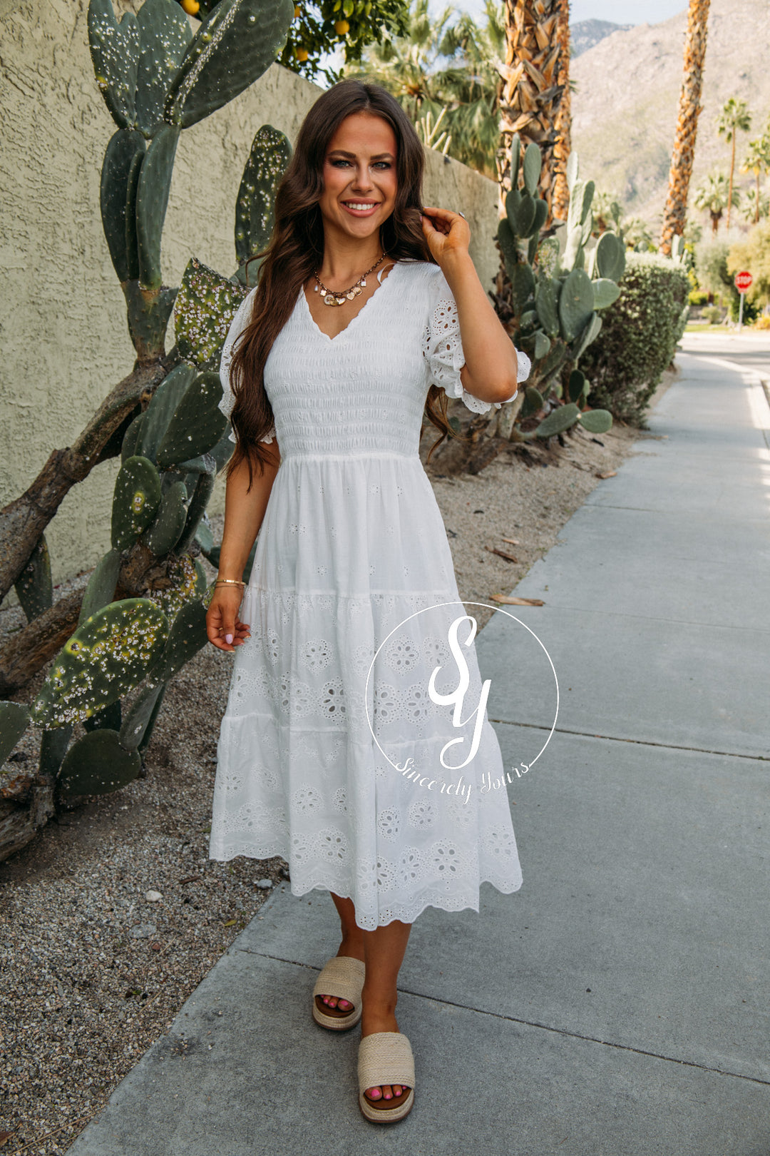 Whisk Me Away Dress - White