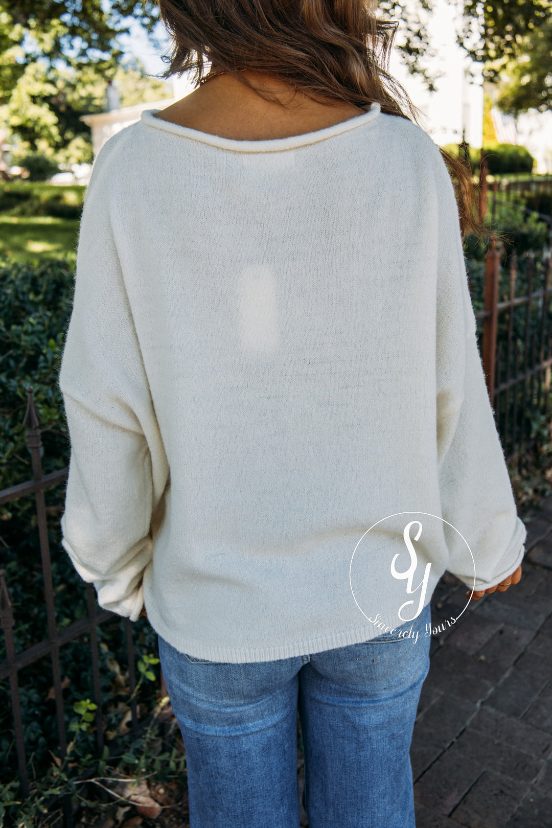 Tiger Country Sweater - Cream