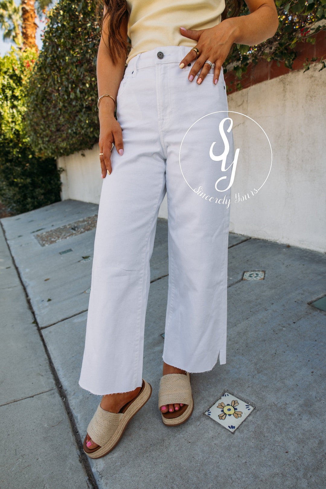 Posy Denim - White