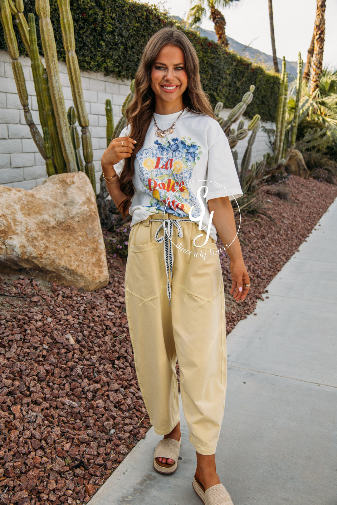 Feel The Ray Pant - French Cream