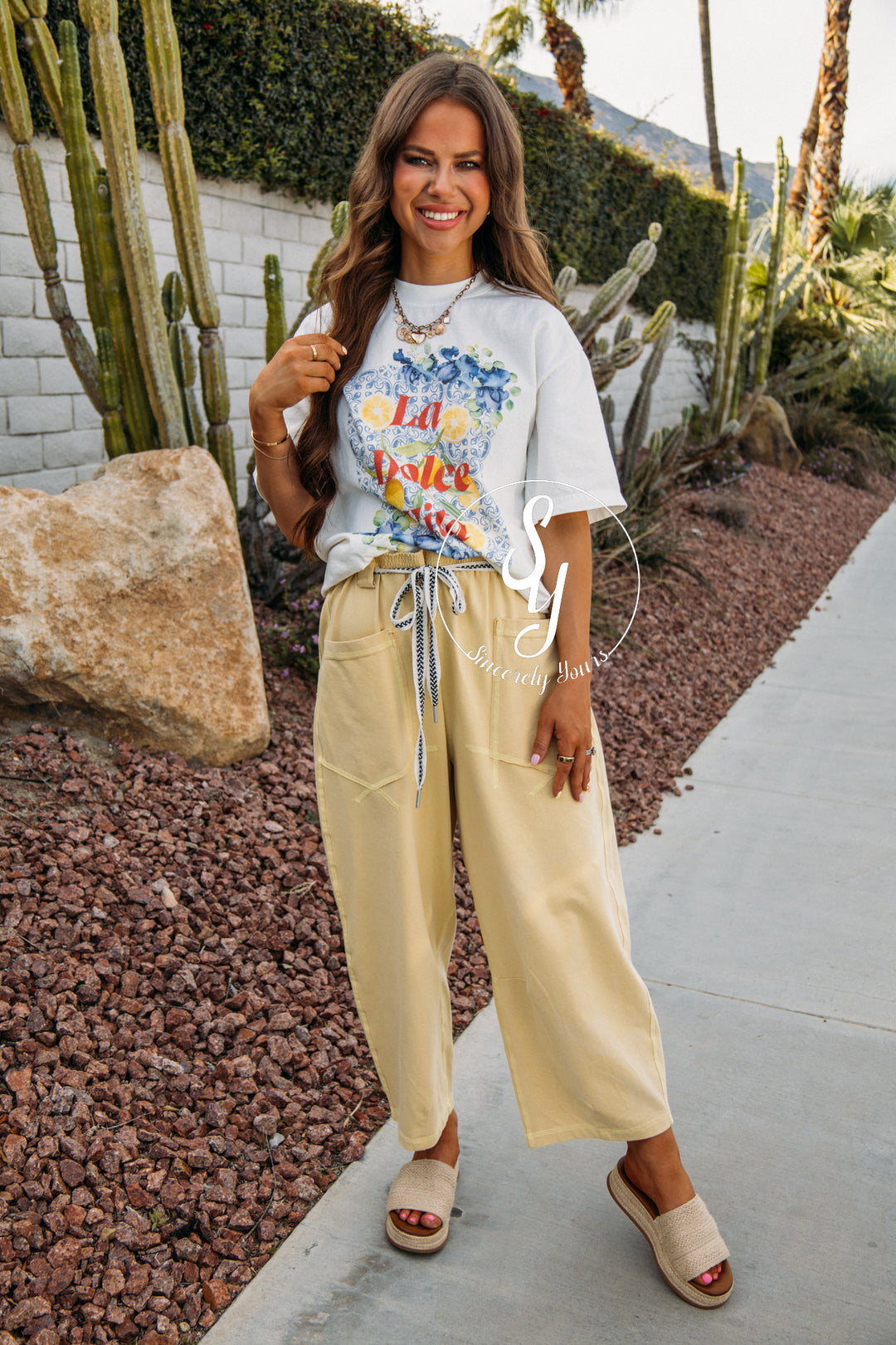 Feel The Ray Pant - French Cream
