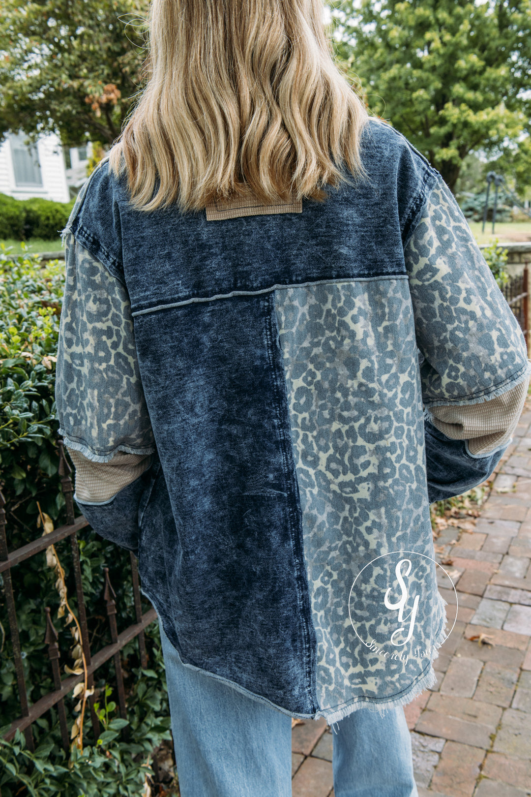 Covered In Cute Jacket - Indigo