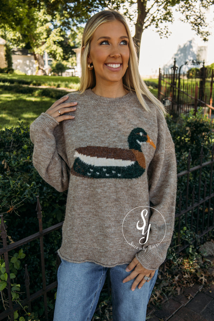 Duck Feeling Sweater - Mocha