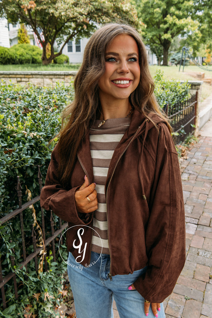 Dakota Jacket - Dk Brown
