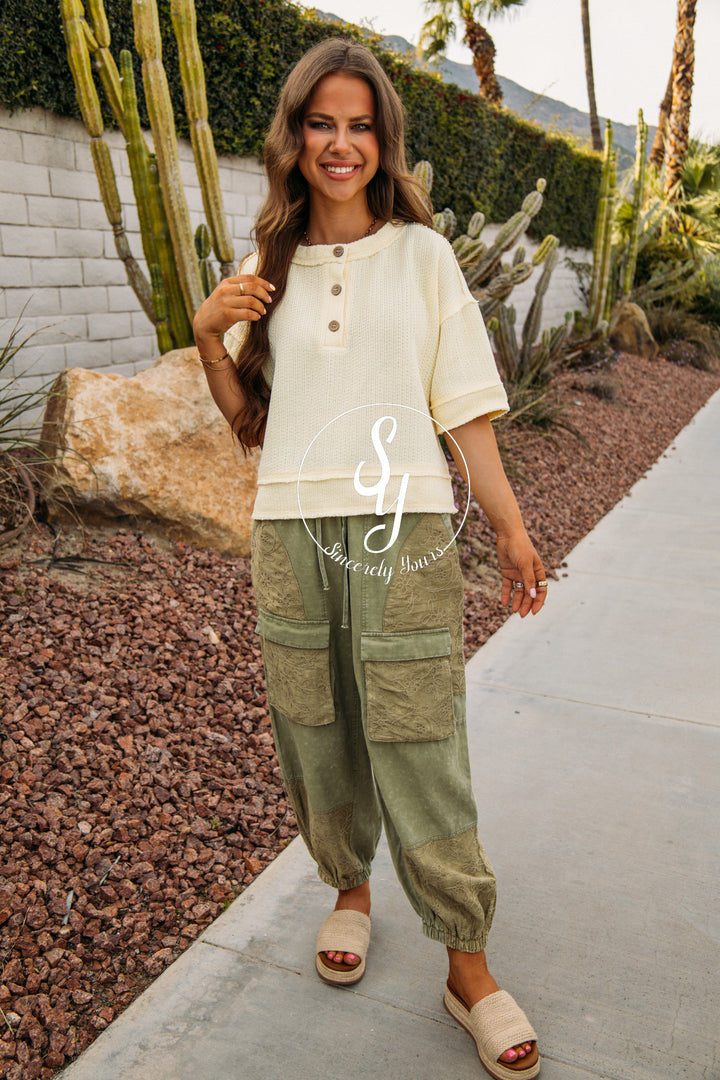 Meadow Feeling Pant - Faded Olive