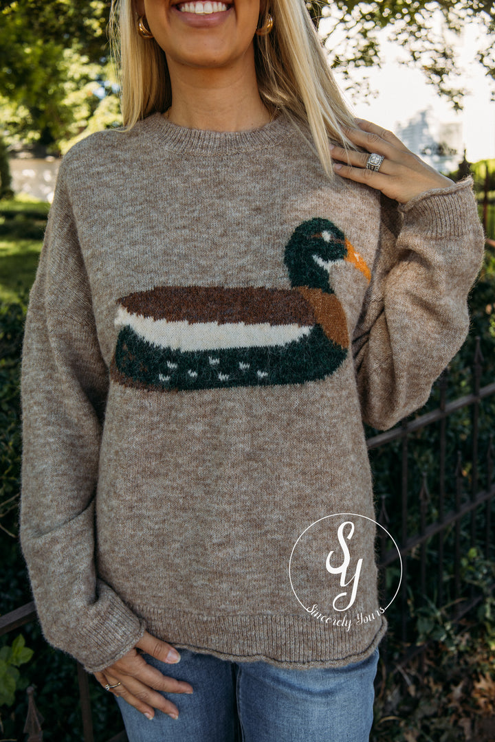 Duck Feeling Sweater - Mocha