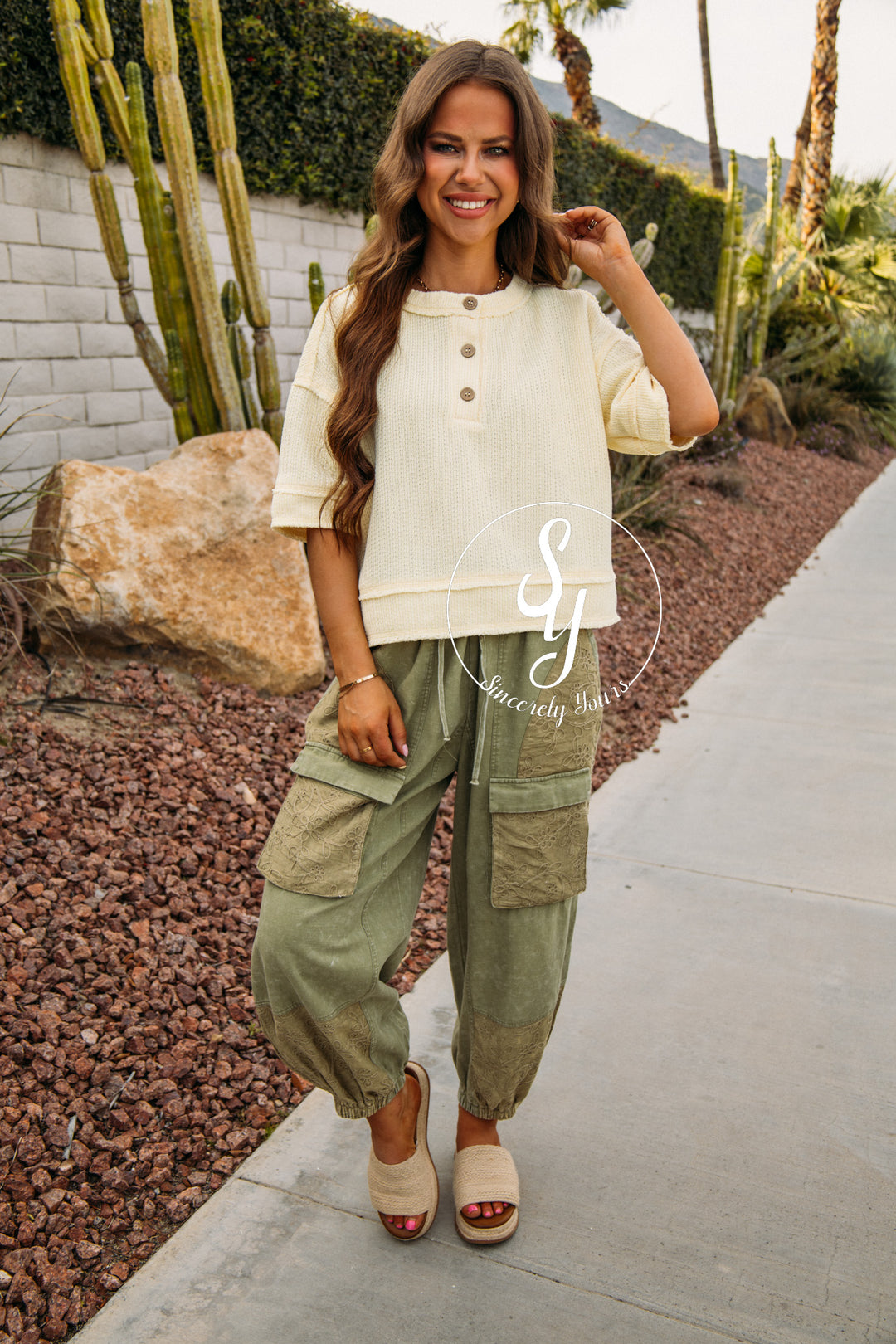 Meadow Feeling Pant - Faded Olive