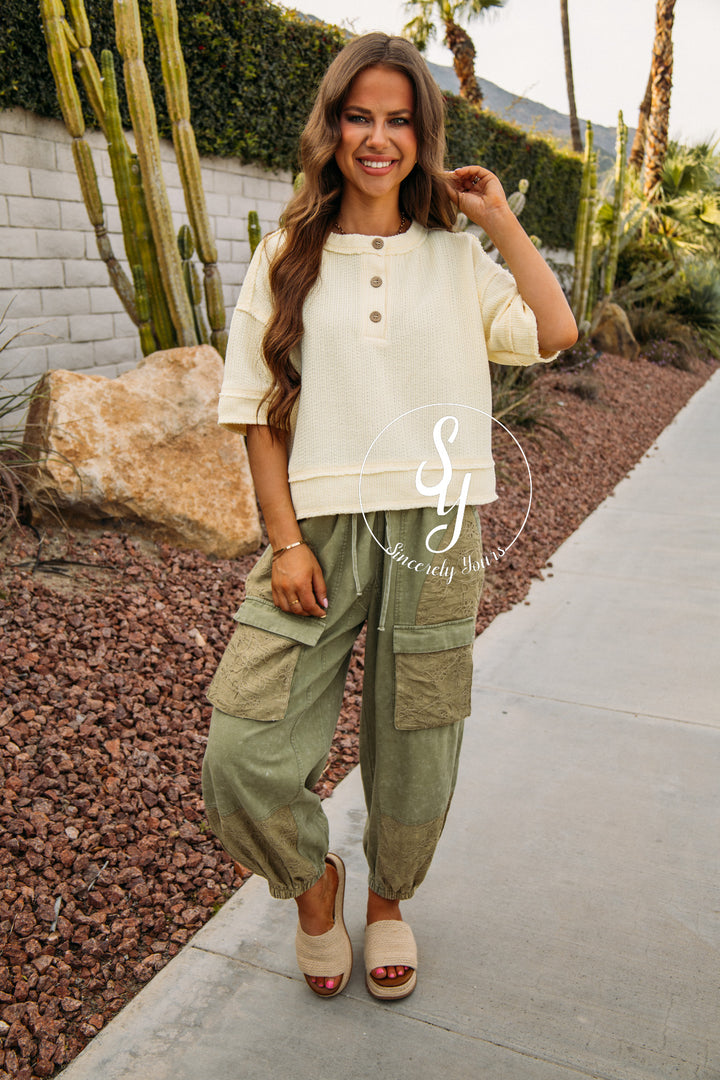 Meadow Feeling Pant - Faded Olive