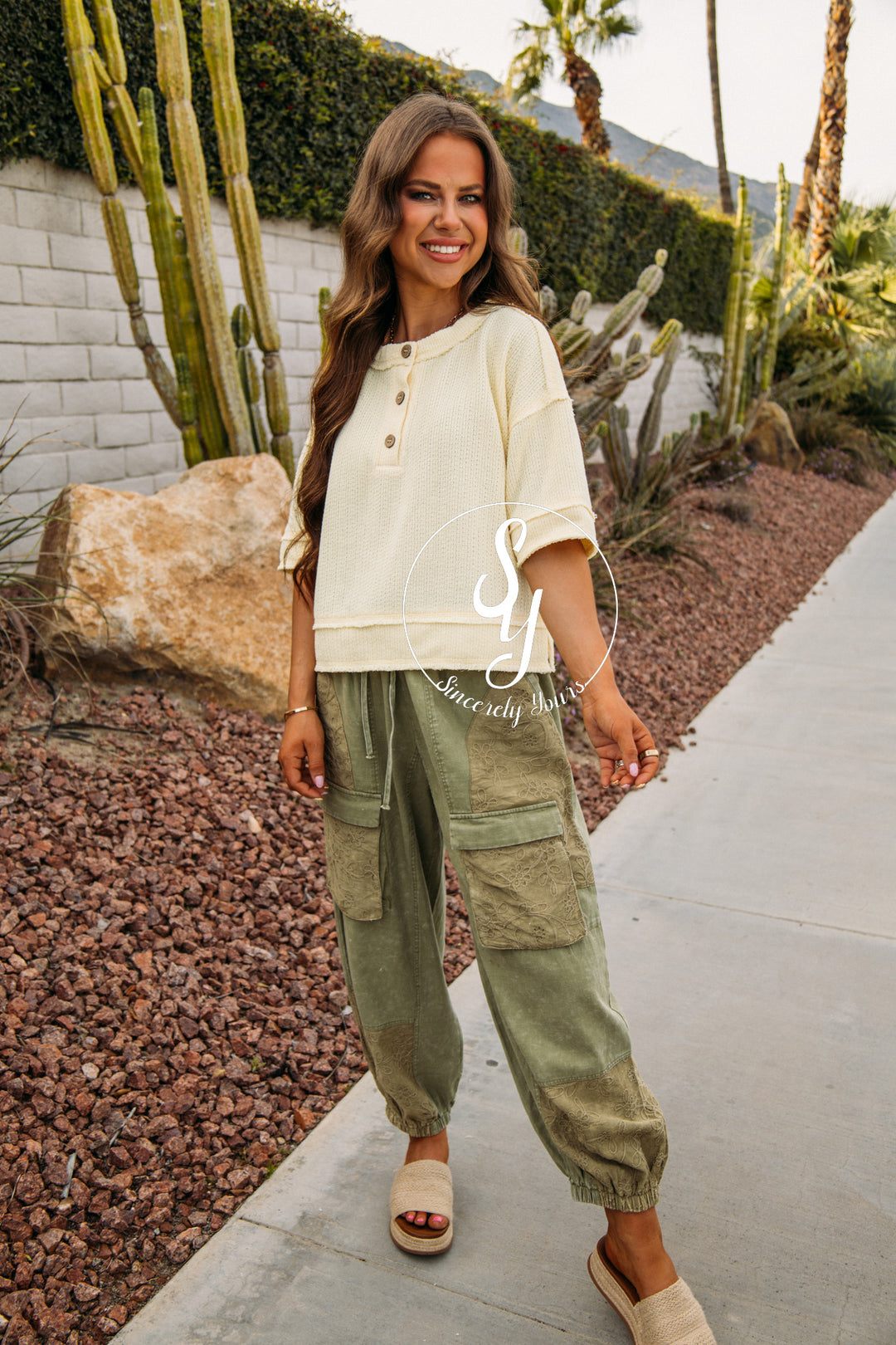 Meadow Feeling Pant - Faded Olive
