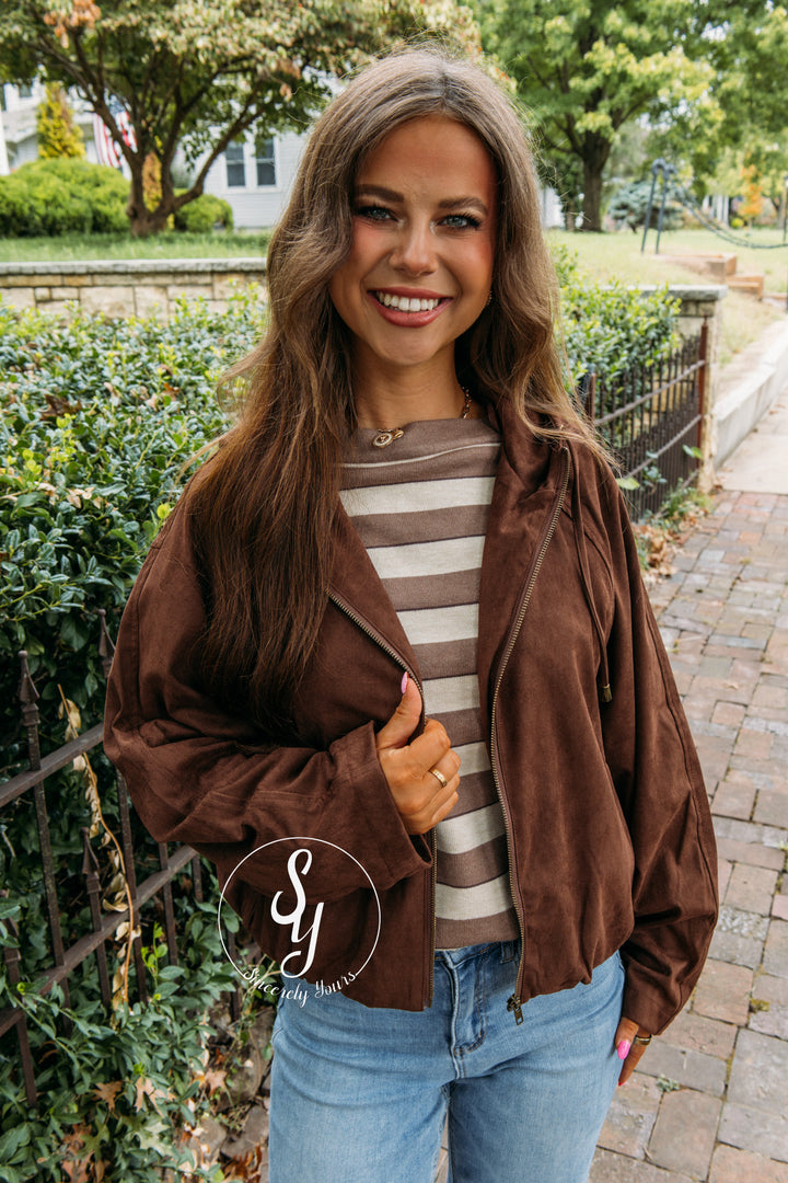 Dakota Jacket - Dk Brown