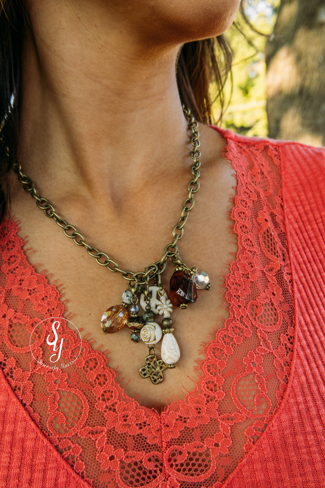 Scarlett Peace Necklace