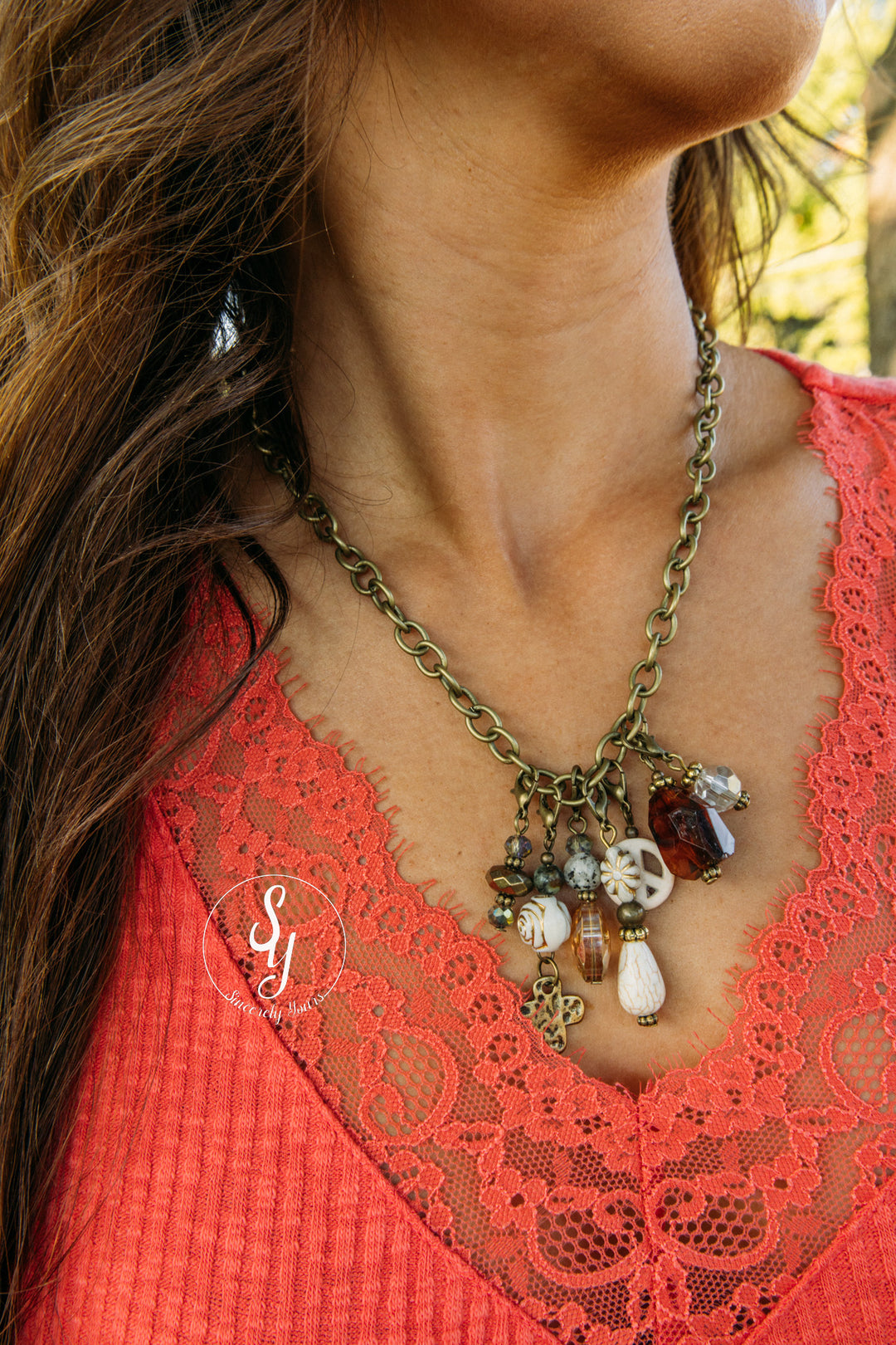 Scarlett Peace Necklace