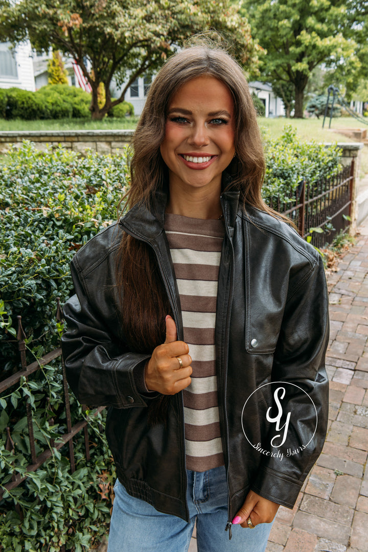 The Vibe Jacket - Dark Brown