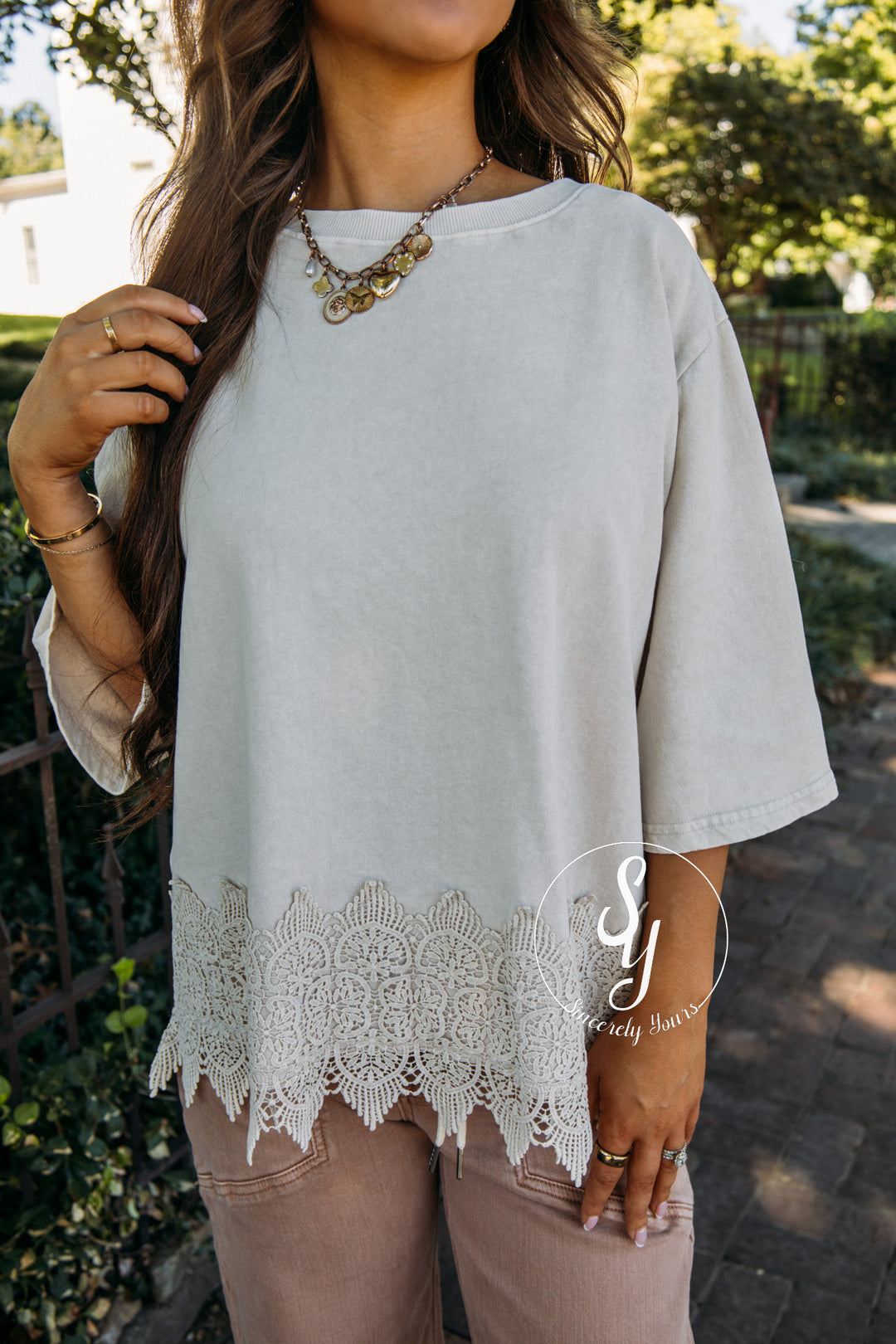 Flirty Love Top - Ecru