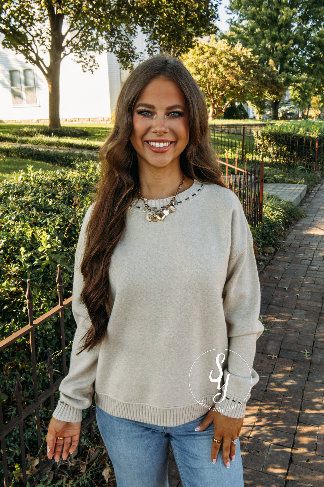 Cafe Cuddles Sweater - Taupe