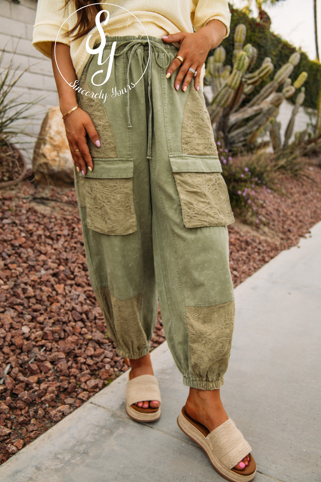 Meadow Feeling Pant - Faded Olive