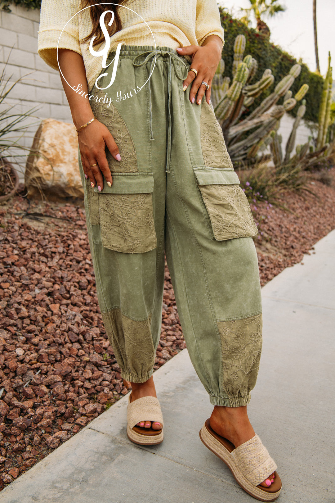 Meadow Feeling Pant - Faded Olive