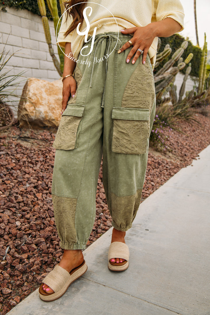 Meadow Feeling Pant - Faded Olive