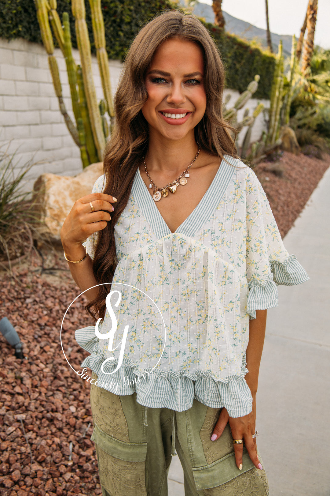 Devoted Life Top - Lemon